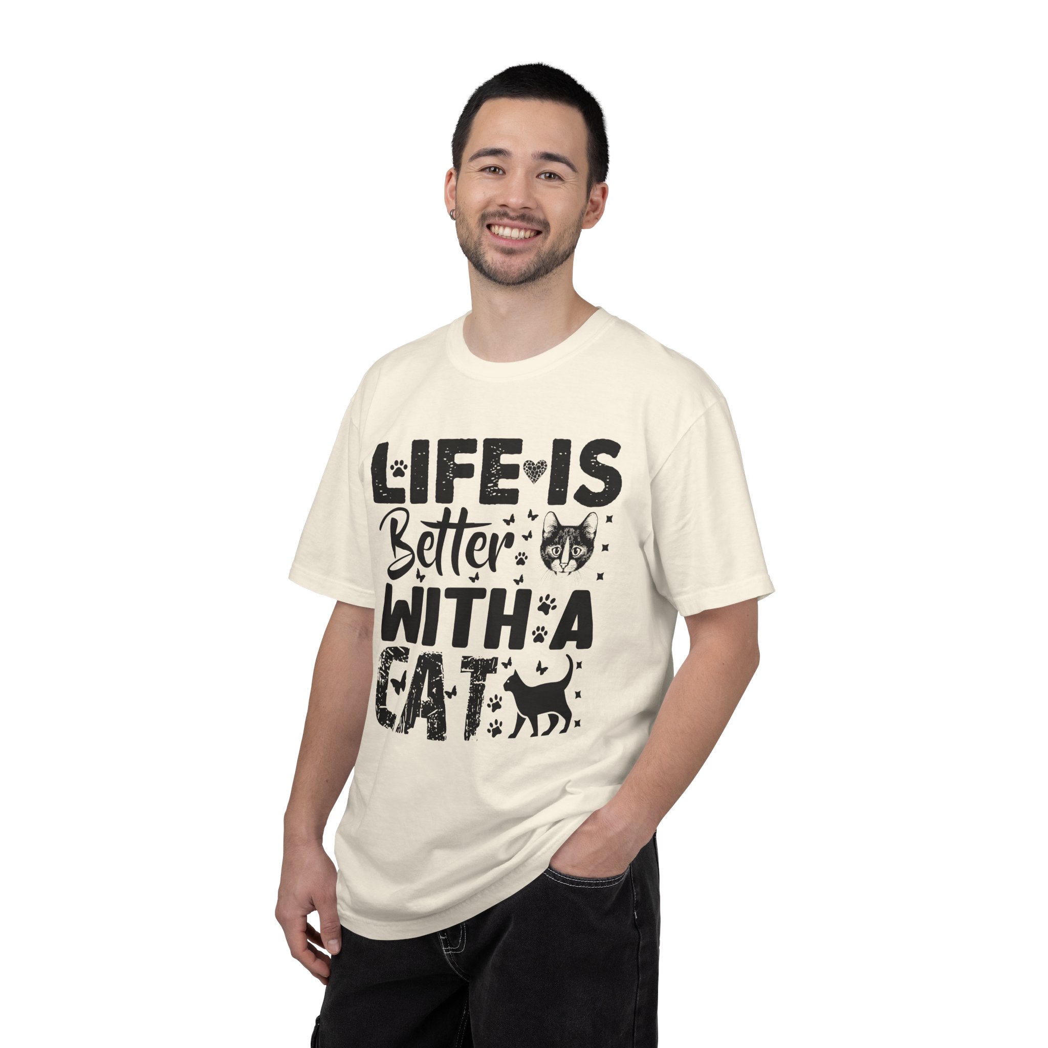 C - 5.18 - Life Is Better With A Cat lover T-Shirt. - Image 18
