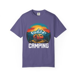 C - 12.11 - Adventure Camping T-Shirt | Unisex Garment-Dyed Tee for Nature Lovers, Travel Gift, Outdoor Apparel, Summer Hiking Shirt.