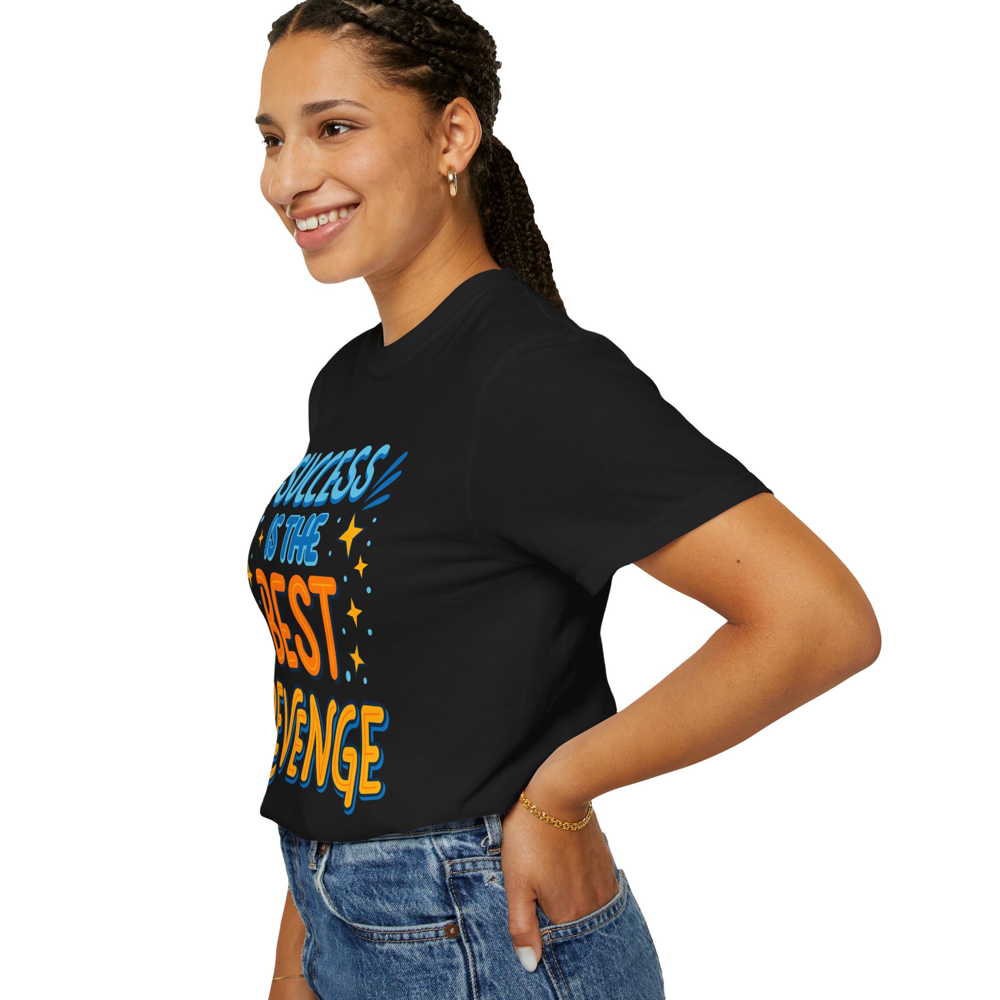 Success Is the Best Revenge T-Shirt – Motivational Graphic Tee for Ambition, Hustle & Success Mindset. - Image 29