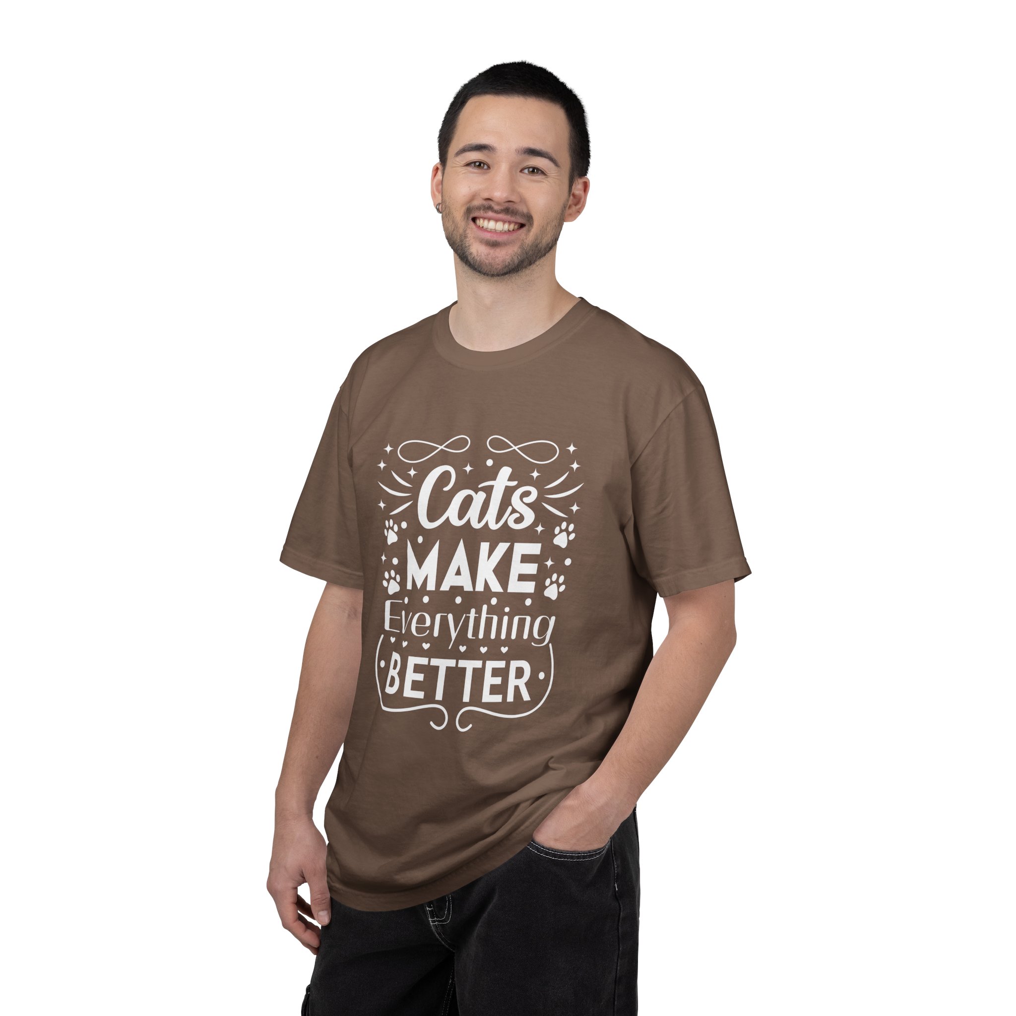 b2 - 5.10 - Cats Make Everything Better T-Shirt – Cute Cat Lover Graphic Tee for Cozy Vibes & Everyday Happiness. - Image 10