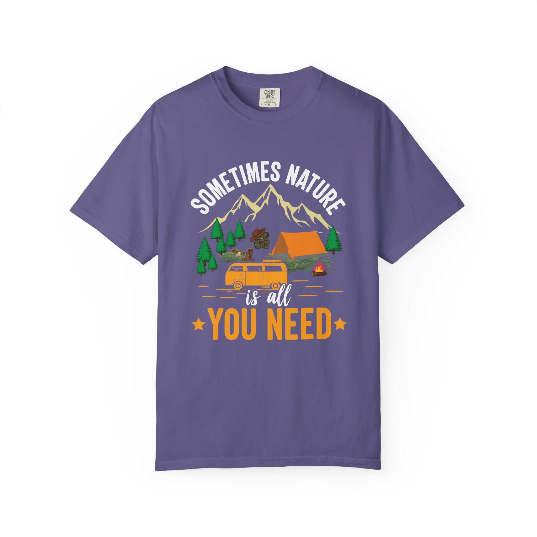 Adventure Awaits Unisex T-Shirt - Perfect for Camping, Nature Lovers, Outdoor Enthusiasts, Summer Festivals, Unique Gift Idea. - Image 41