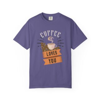 b2 - 1.1. - Coffee Loves You T-Shirt – Vintage Coffee Cup Graphic Tee for Coffee Lovers, Cafe Style & Daily Vibes.