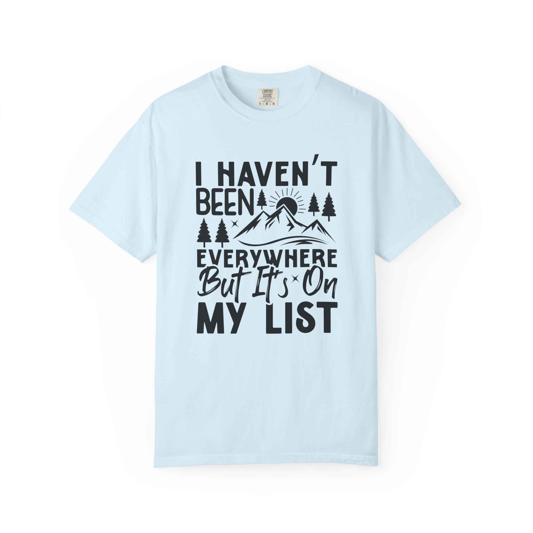 Adventure List T-Shirt, Unisex Garment-Dyed Tee, Travel Shirt, Gift for Explorers, Hiking Apparel, Outdoor Enthusiast Top. - Image 41