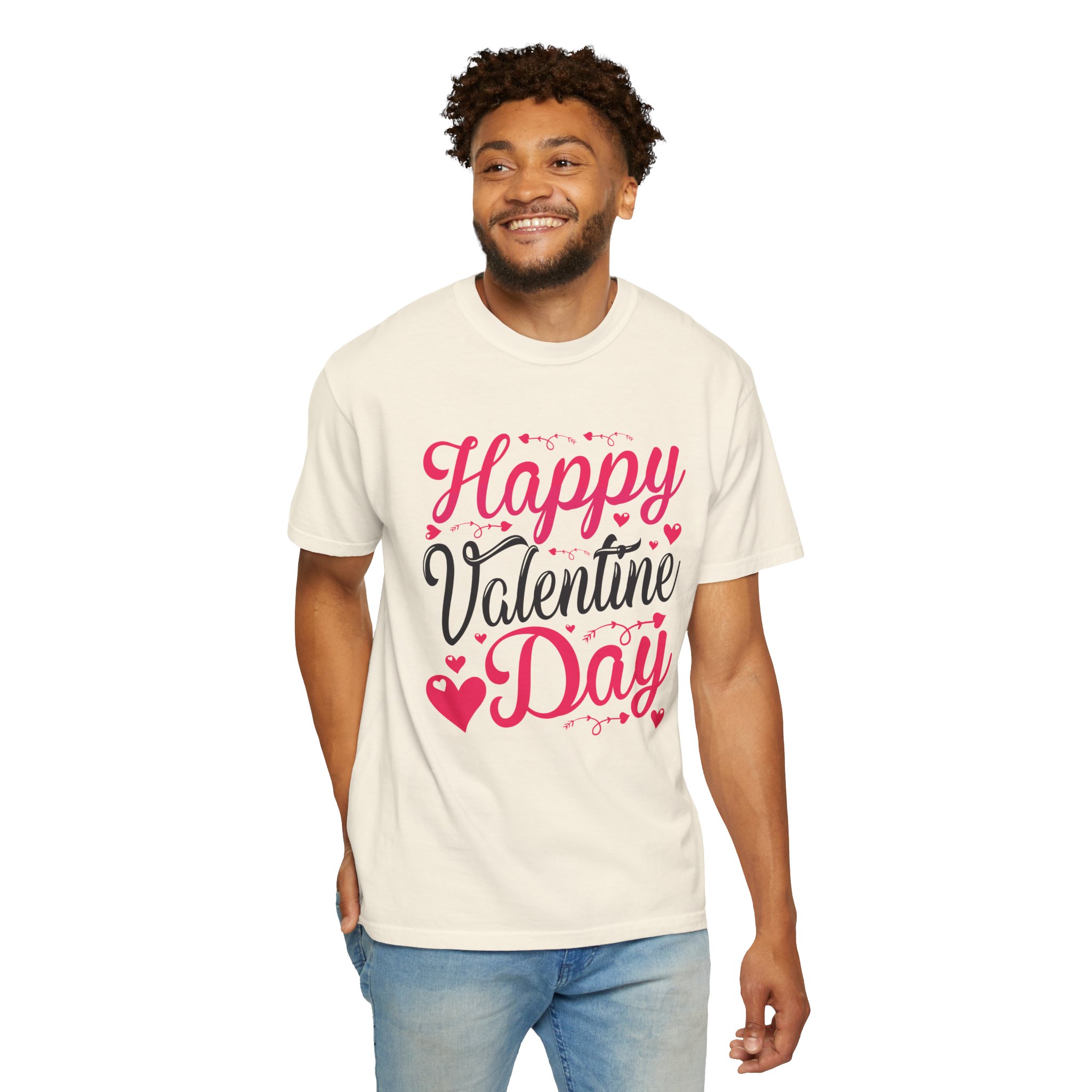 Valentine's Day Unisex T-shirt, Cute Valentine's Gift, Love Tee, Romantic Shirt, Happy Valentine's Day Apparel. - Image 6