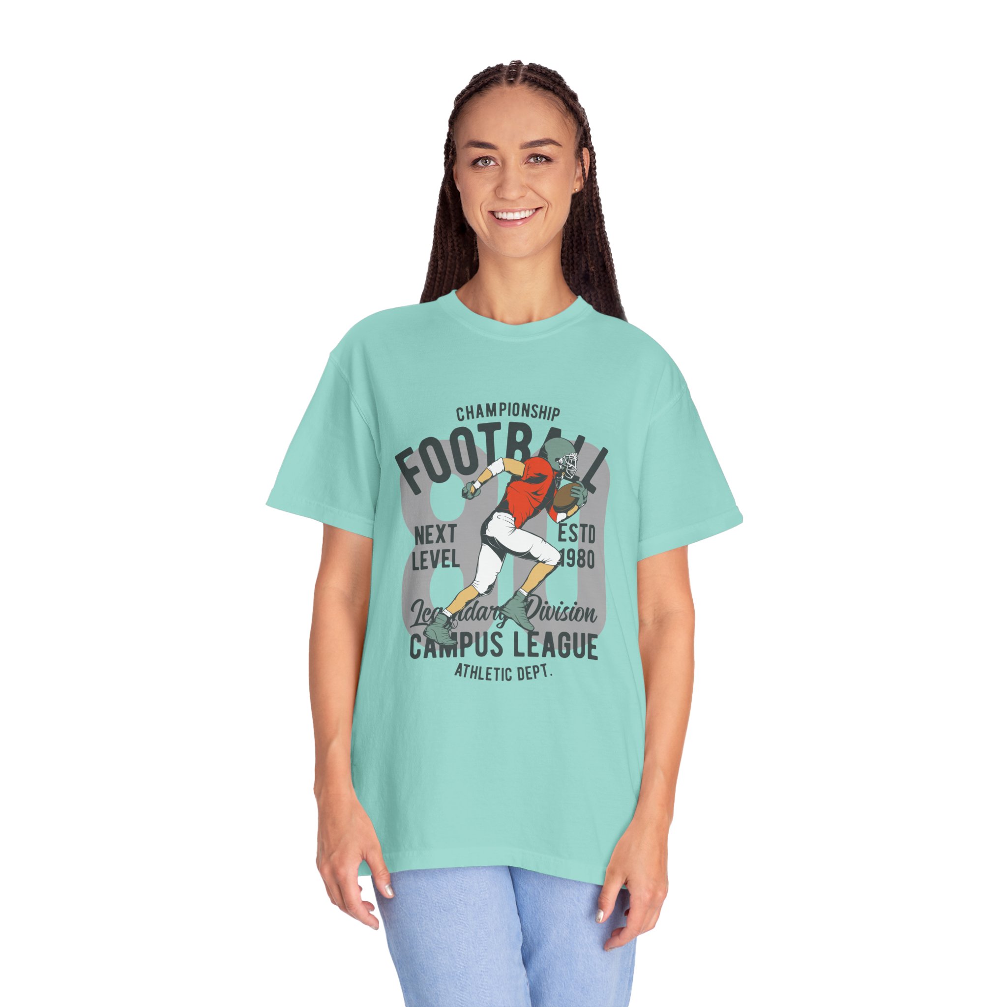 C - 16.20 - Football Campus League Unisex T-Shirt, Sporty Tee, Athletic Gift, Game Day Shirt, Casual Wear, Unisex Fashion. - Image 27