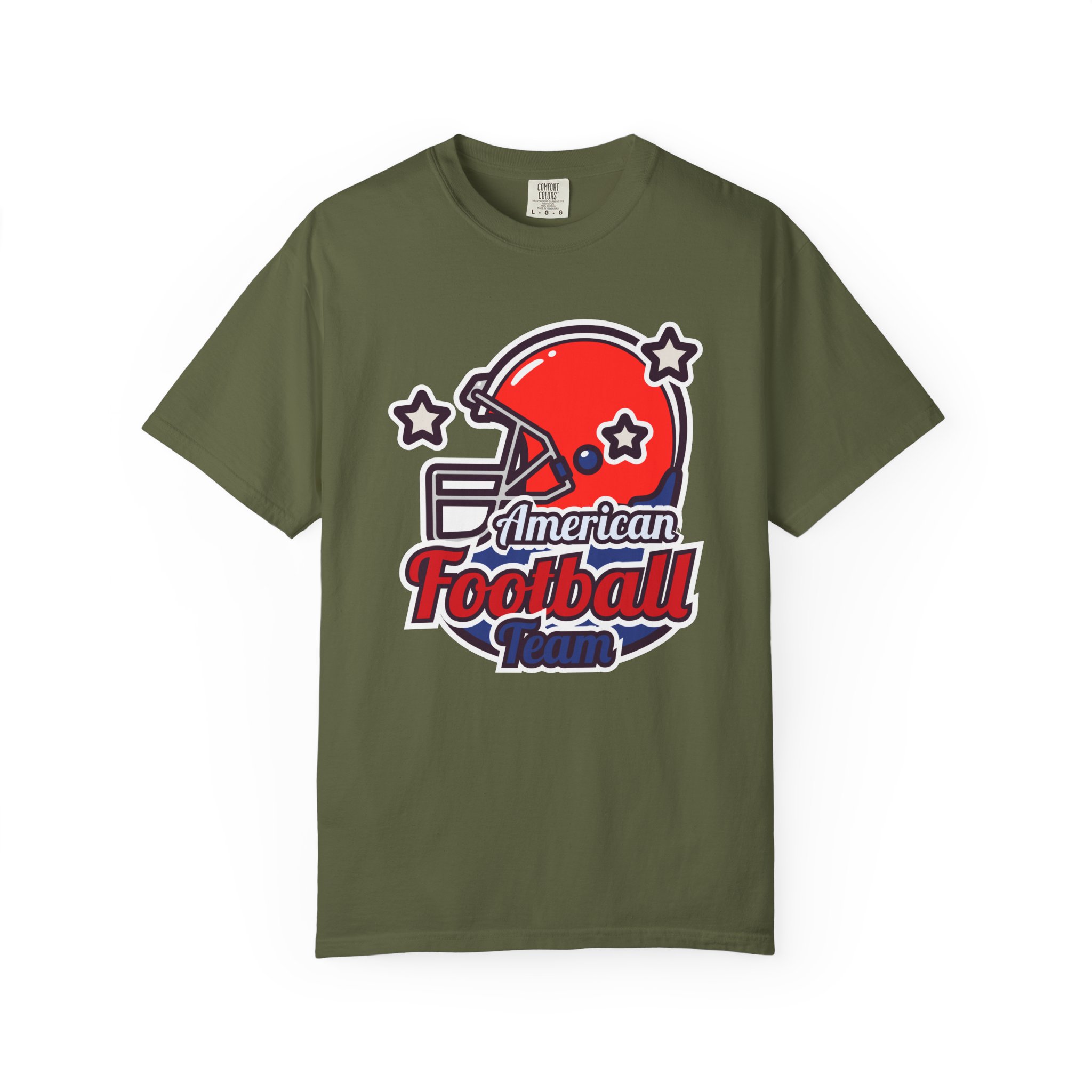 C - 16.13a - Authentic Football Team T-Shirt, Unisex Sports Tee, Garment Dyed Shirt, Game Day Apparel, Perfect for Football Fans, Casual Wear. - Image 17