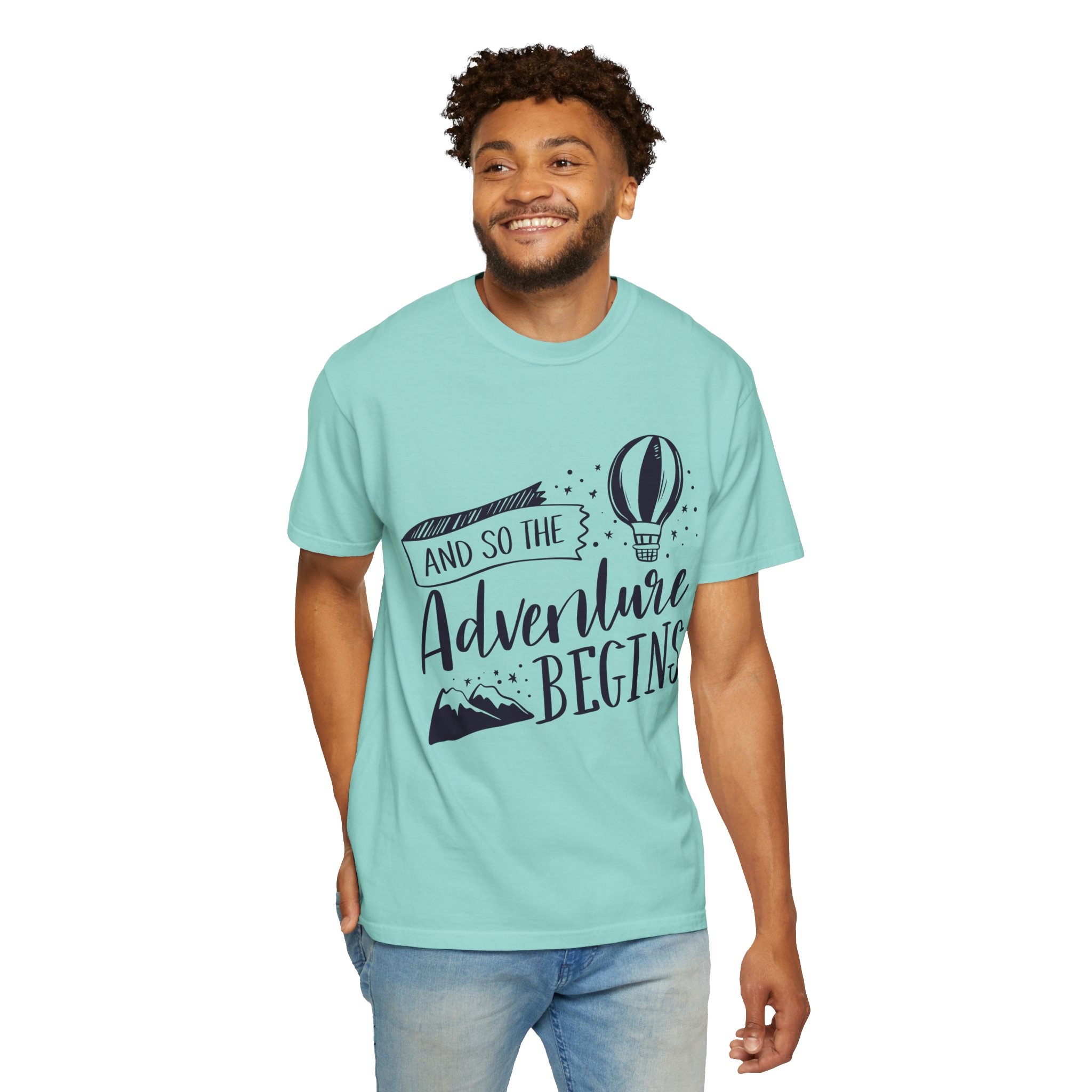 C - 14.1b - Adventure Begins Unisex T-Shirt, Travel Tee, Gift for Wanderlust, Adventure Apparel, Casual Wear, Explorer Top. - Image 38