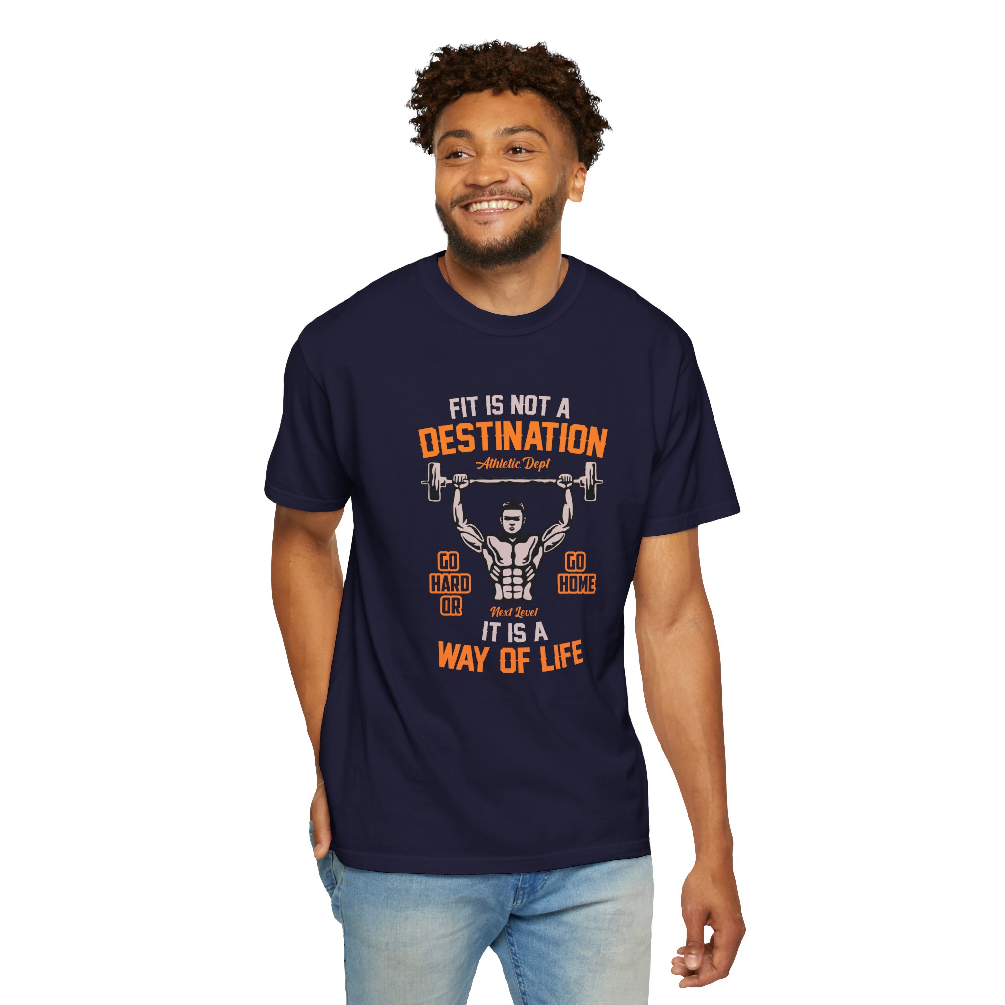 b2 - 6.16 - Fit Is Not a Destination It’s a Way of Life T-Shirt – Motivational Fitness Graphic Tee for Healthy Living, Discipline & Everyday Strength. - Image 30