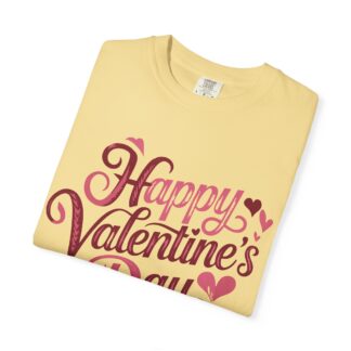 Happy Valentine’s Day Heart Script T-Shirt – Romantic Love Graphic Tee for Couples, Gift Giving & Festive Celebration. - Image 31