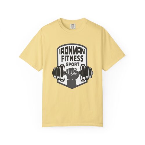 Unisex Fitness T-Shirt, Workout Tee, Gym Apparel, Ironman Sports Shirt, Gift for Fitness Lovers.