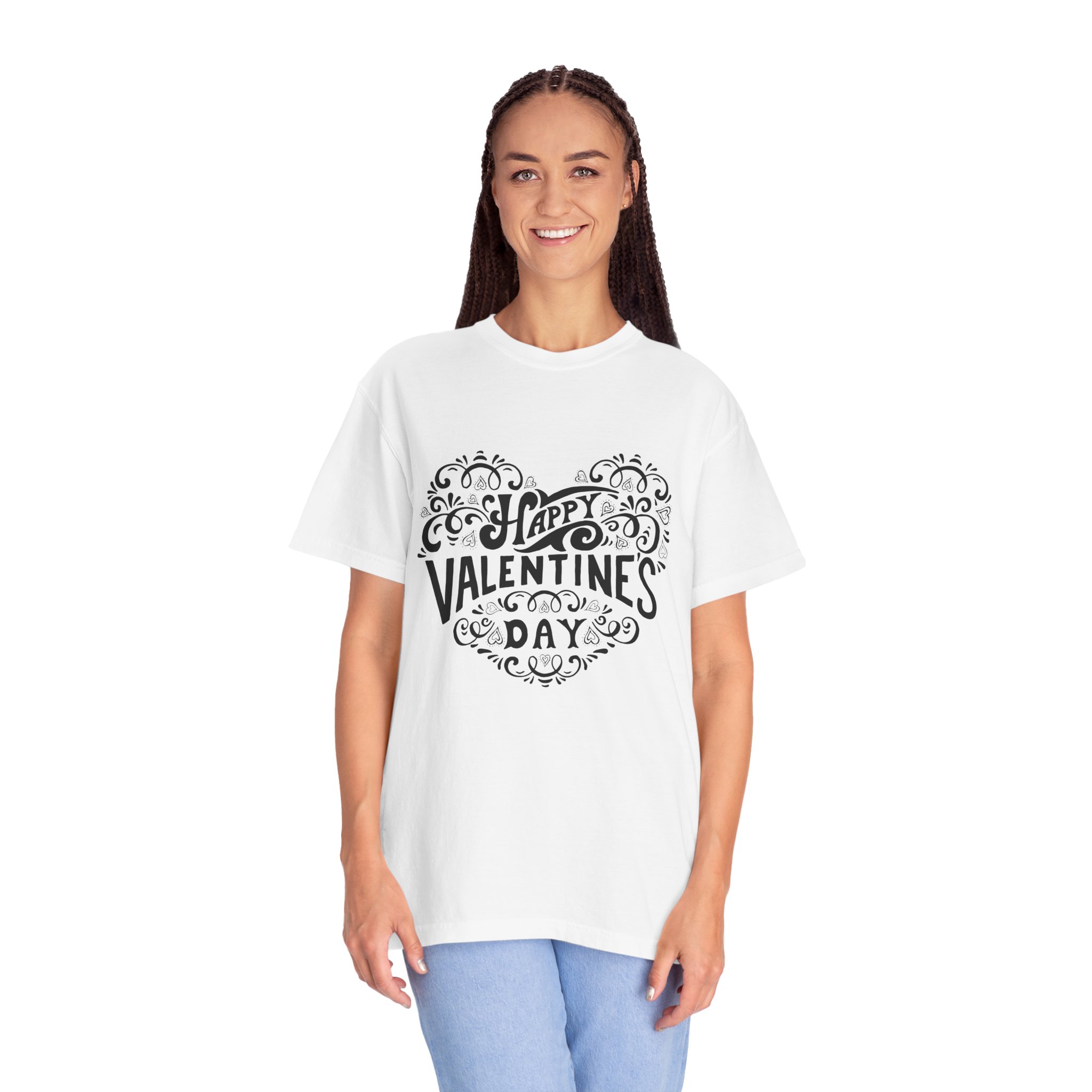Valentine's Day Tee, Happy Valentine's Day Shirt, Unisex Love T-Shirt, Gift for Him/Her, Cute Couple Shirt - Image 11