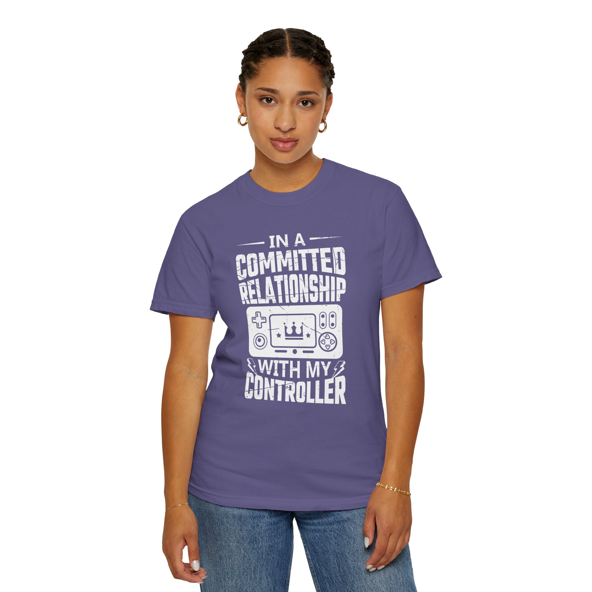 Committed to My Controller T-Shirt – Funny Gamer Graphic Tee for Video Game Lovers & Gaming Enthusiasts. - Image 44