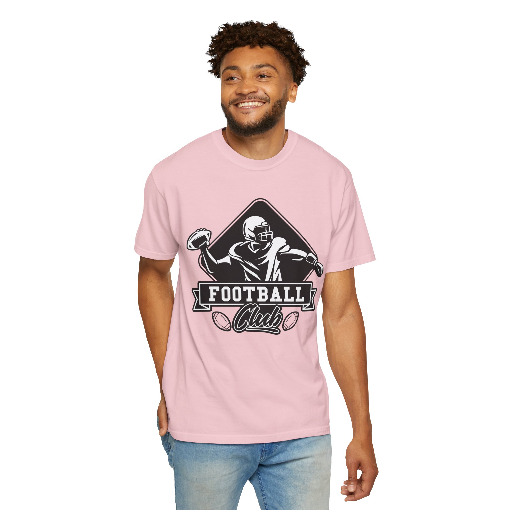 C - 16.15b - Football Club Unisex Garment-Dyed T-shirt | Casual Sportswear, Gift for Football Fans, Team Apparel, Perfect for Game Days. - Image 54