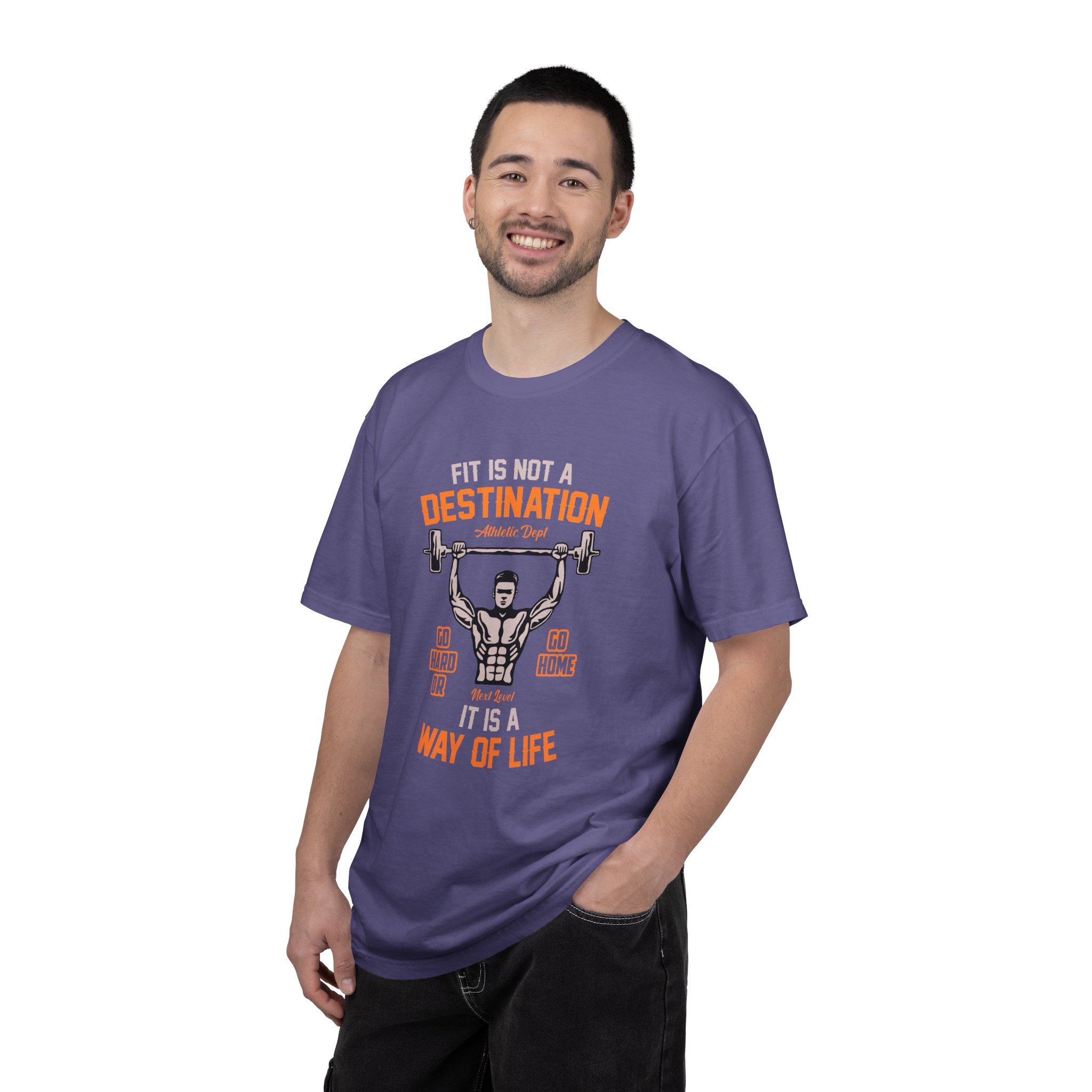 b2 - 6.16 - Fit Is Not a Destination It’s a Way of Life T-Shirt – Motivational Fitness Graphic Tee for Healthy Living, Discipline & Everyday Strength. - Image 34