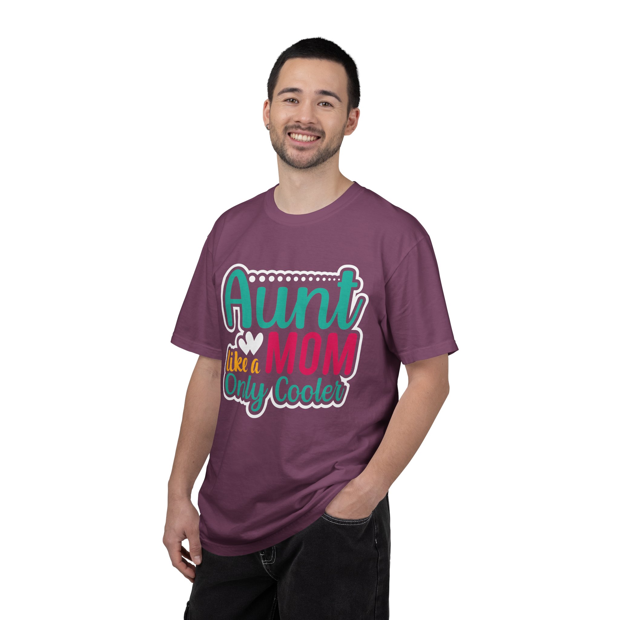 Aunt Like a Mom Unisex Garment-Dyed T-Shirt, Cool Aunt Gift, Family Reunion Tee, Mother's Day Shirt. - Image 42