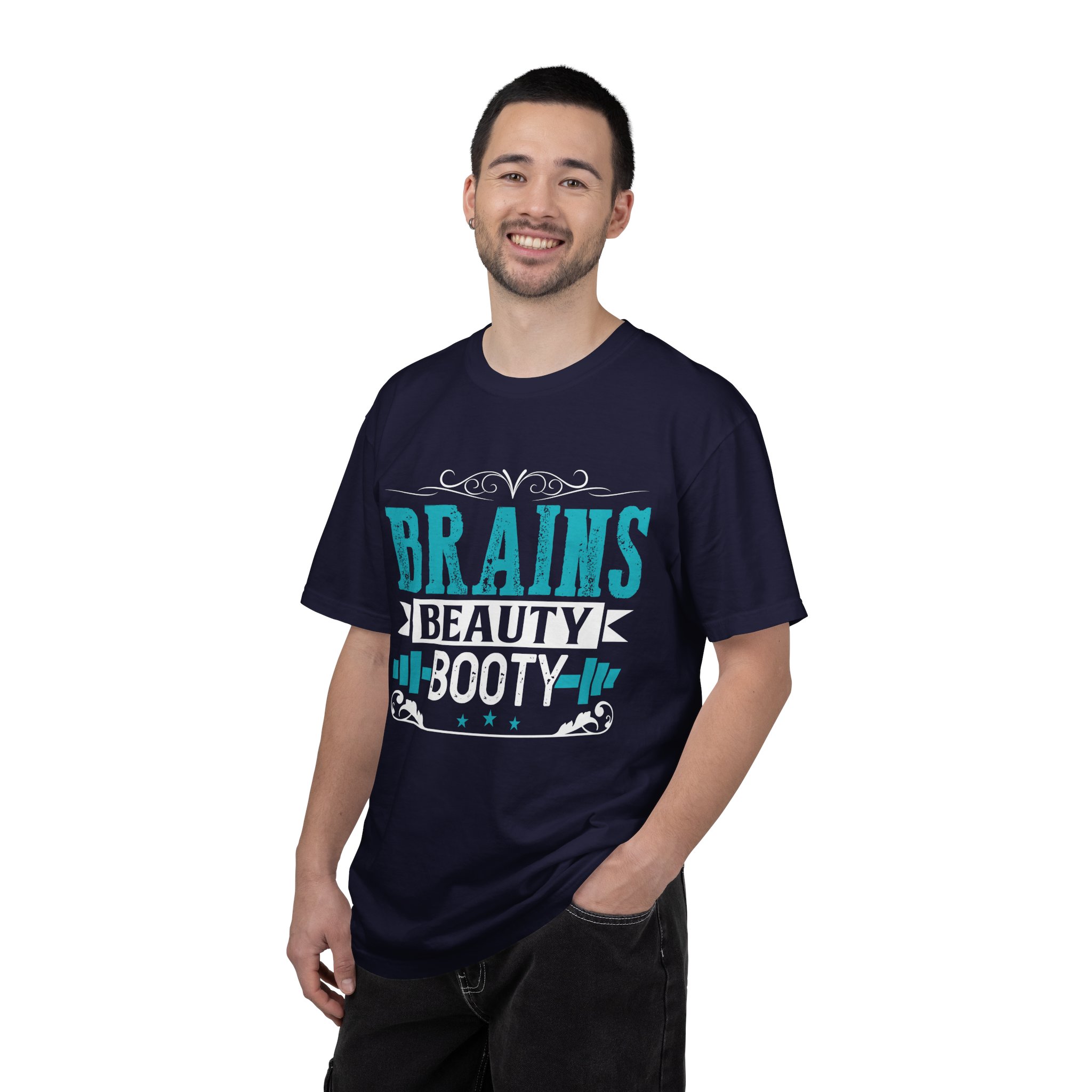 b2 - 6.12 - Brains Beauty Booty T-Shirt – Motivational Fitness Graphic Tee for Confidence, Strength & Empowered Style. - Image 26