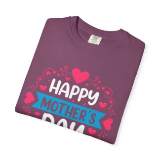 “Happy Mother’s Day” Heart Design T-Shirt – Cute Love Graphic Tee for Moms, Perfect Gift Giving & Celebration Wear. - Image 55