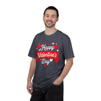 Happy Valentine’s Day T-Shirt – Romantic Love Graphic Tee for Couples, Gift Giving & Festive Celebration. - Image 2