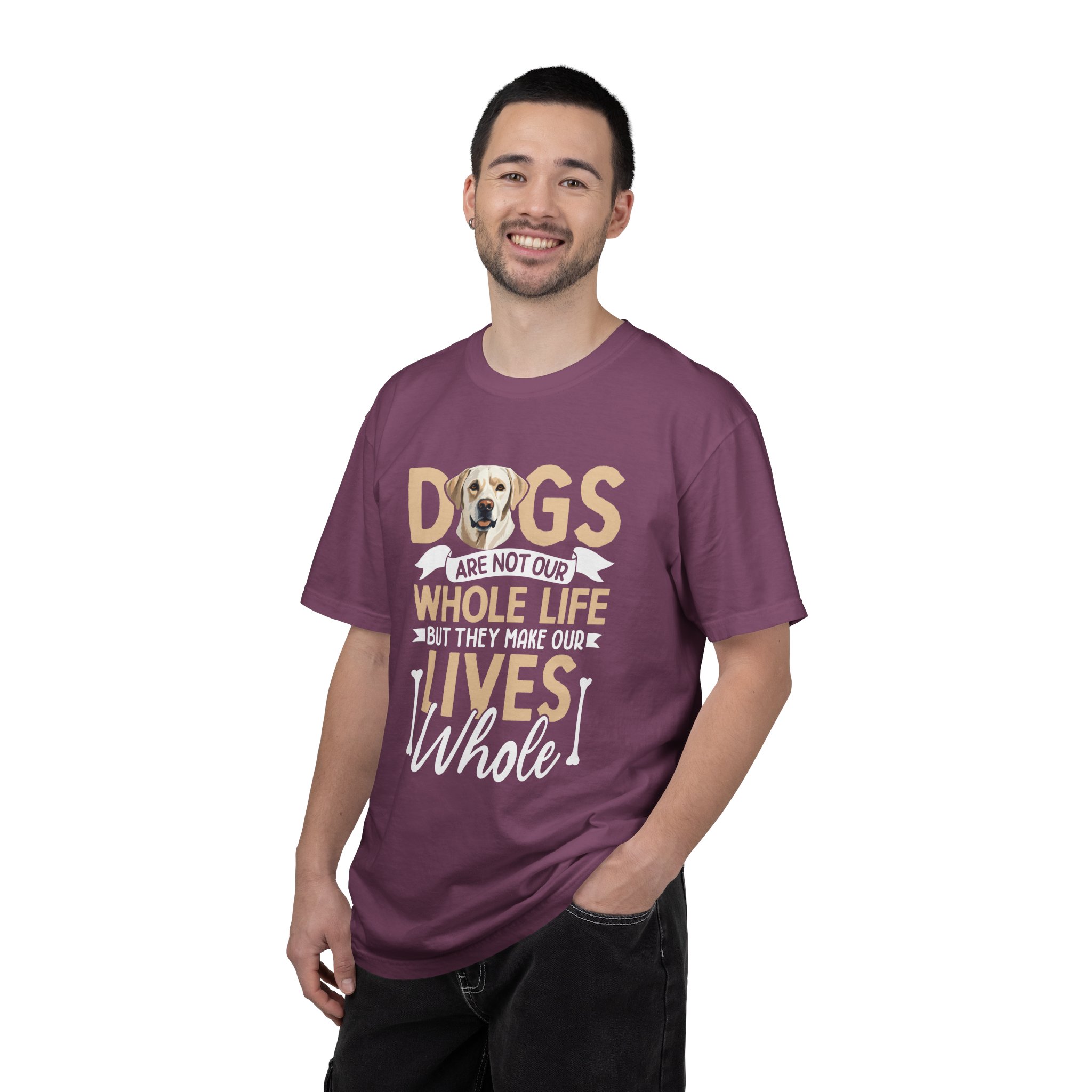 b2 - 4.2 - Dogs Are Not Our Whole Life They Make Our Lives Whole T-Shirt – Heartwarming Dog Lover Graphic Tee for Pet Lovers & Emotional Everyday Style. - Image 42
