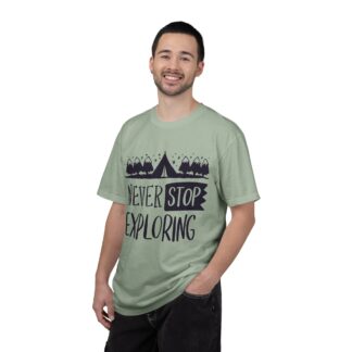 Adventure-Ready Garment-Dyed T-Shirt | Never Stop Exploring Graphic Tee, Camping Shirt, Travel Apparel, Nature Lover Gift. (Copy) - Image 26