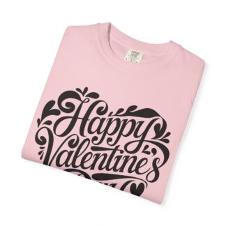 Happy Valentine’s Day Script Heart T-Shirt – Romantic Love Graphic Tee for Couples, Gift Giving & Festive Celebration. - Image 55