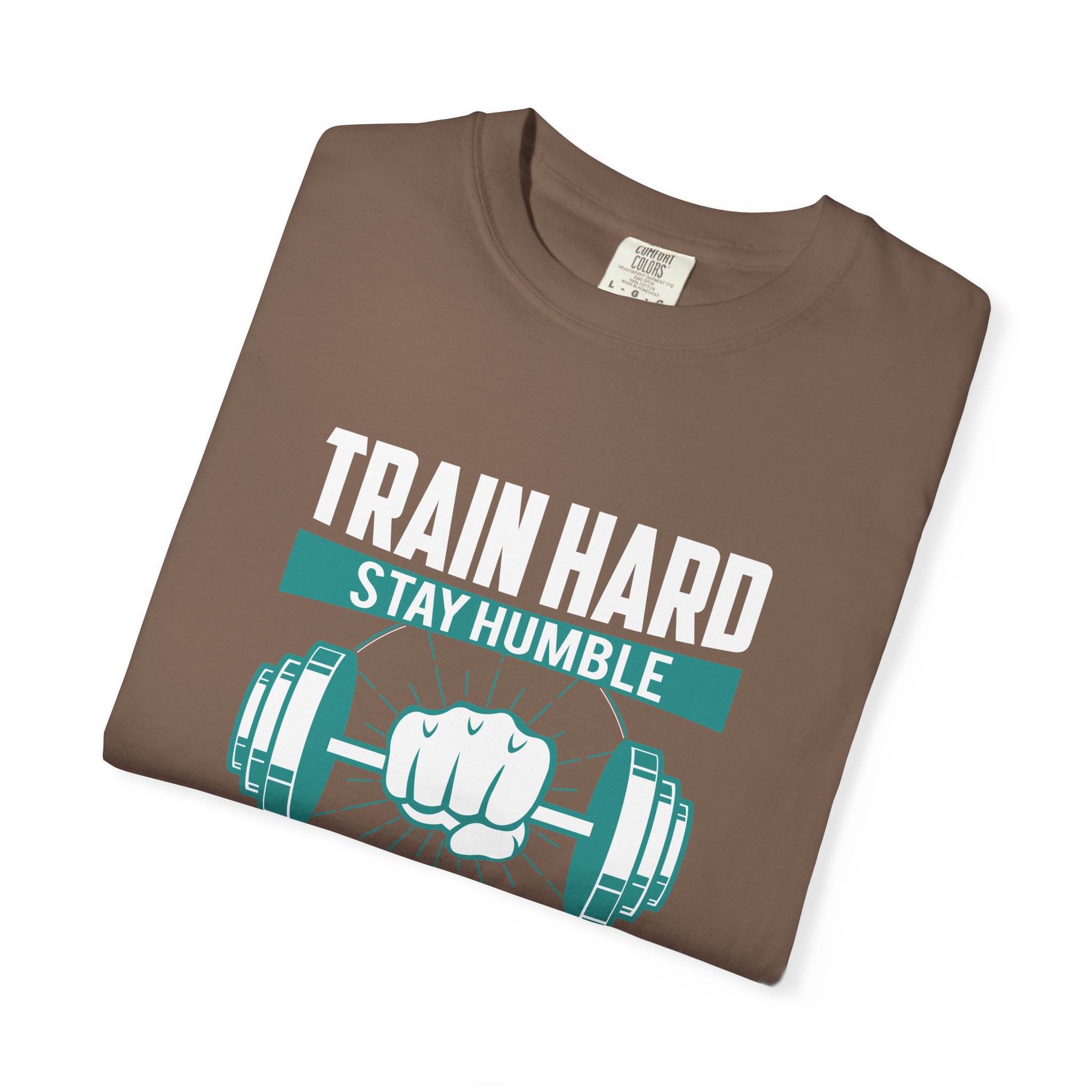 Gym Motivation T-Shirt - Train Hard Stay Humble Design, Fitness Apparel, Athleisure Wear, Workout Gear, Gift for Gym Lovers. - Image 15