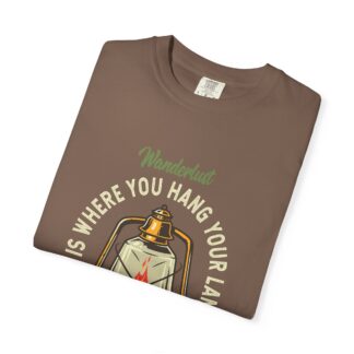 “Home Is Where You Hang Your Lantern” T-Shirt – Vintage Camping Graphic Tee for Outdoor Lovers, Fun Adventure Wear & Perfect Gift Giving. - Image 15