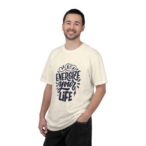 Motivational quote t-shirt for Gift- Energizing Your Life Unisex Tee - Image 10