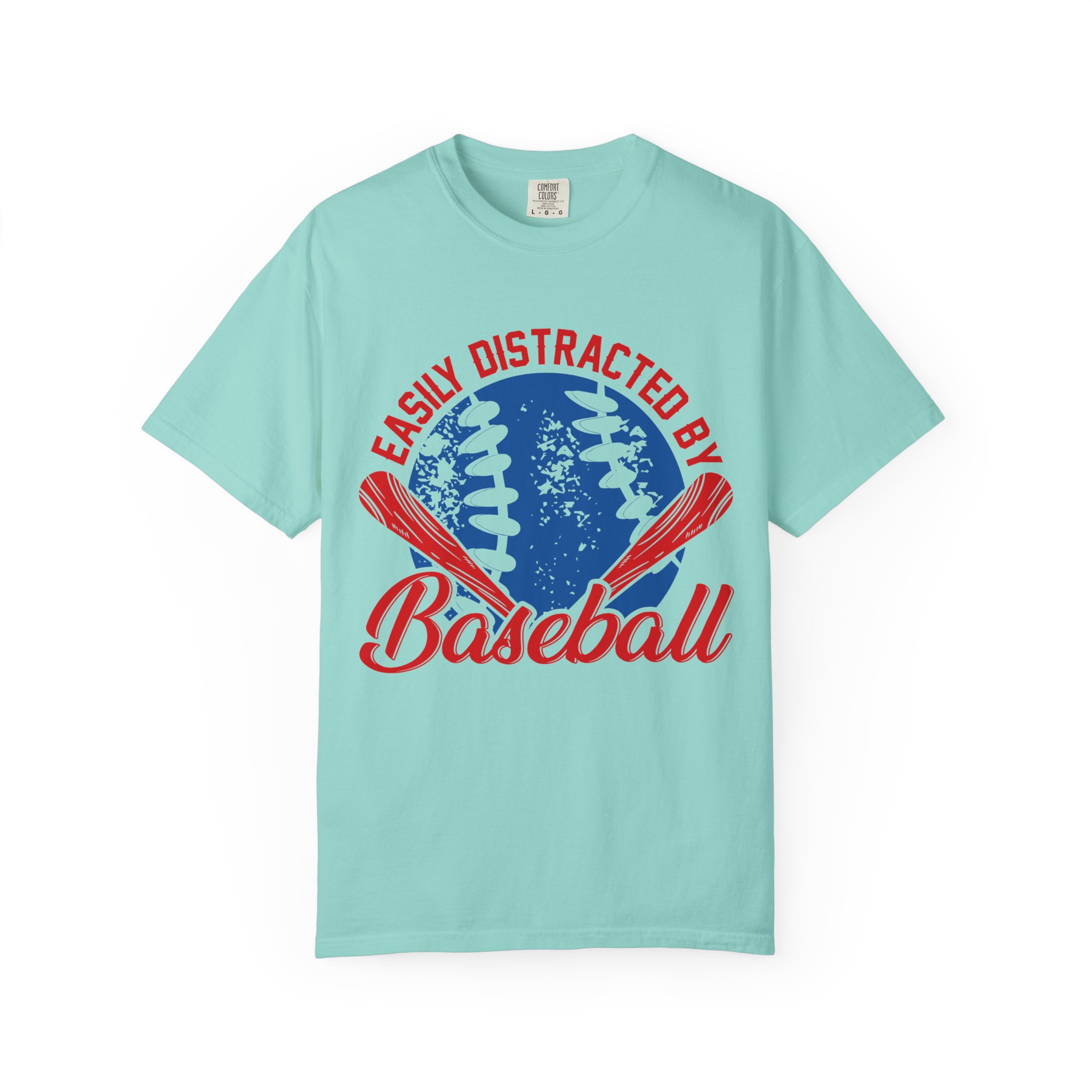 Unisex Baseball T-Shirt - Easily Distracted by Baseball, Sporty Tee, Gift for Baseball Lovers, Summer Wear, Casual Apparel. - Image 25