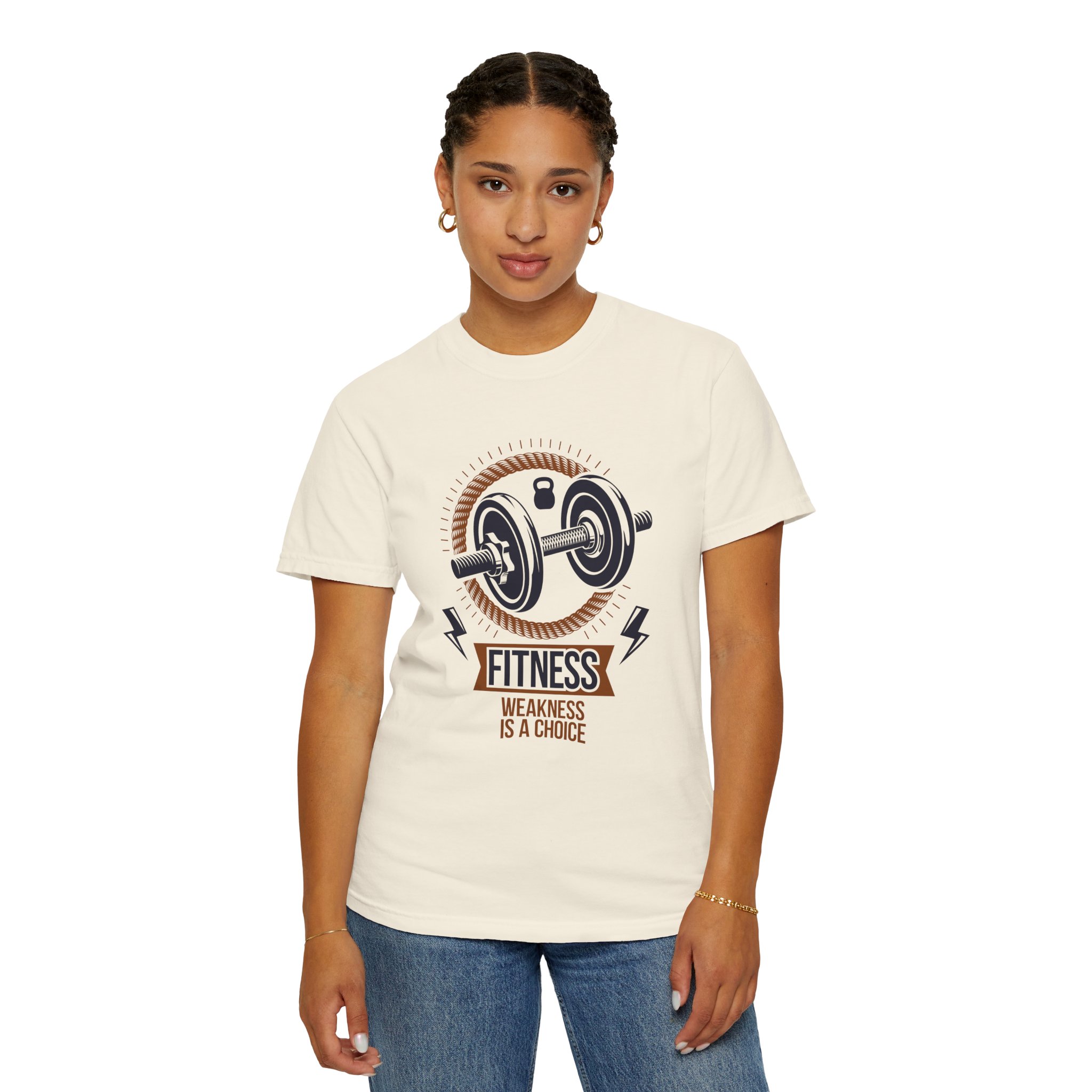 Fitness T-Shirt — "Fitness: Weakness Is A Choice" Motivational Gym Tee. - Image 12