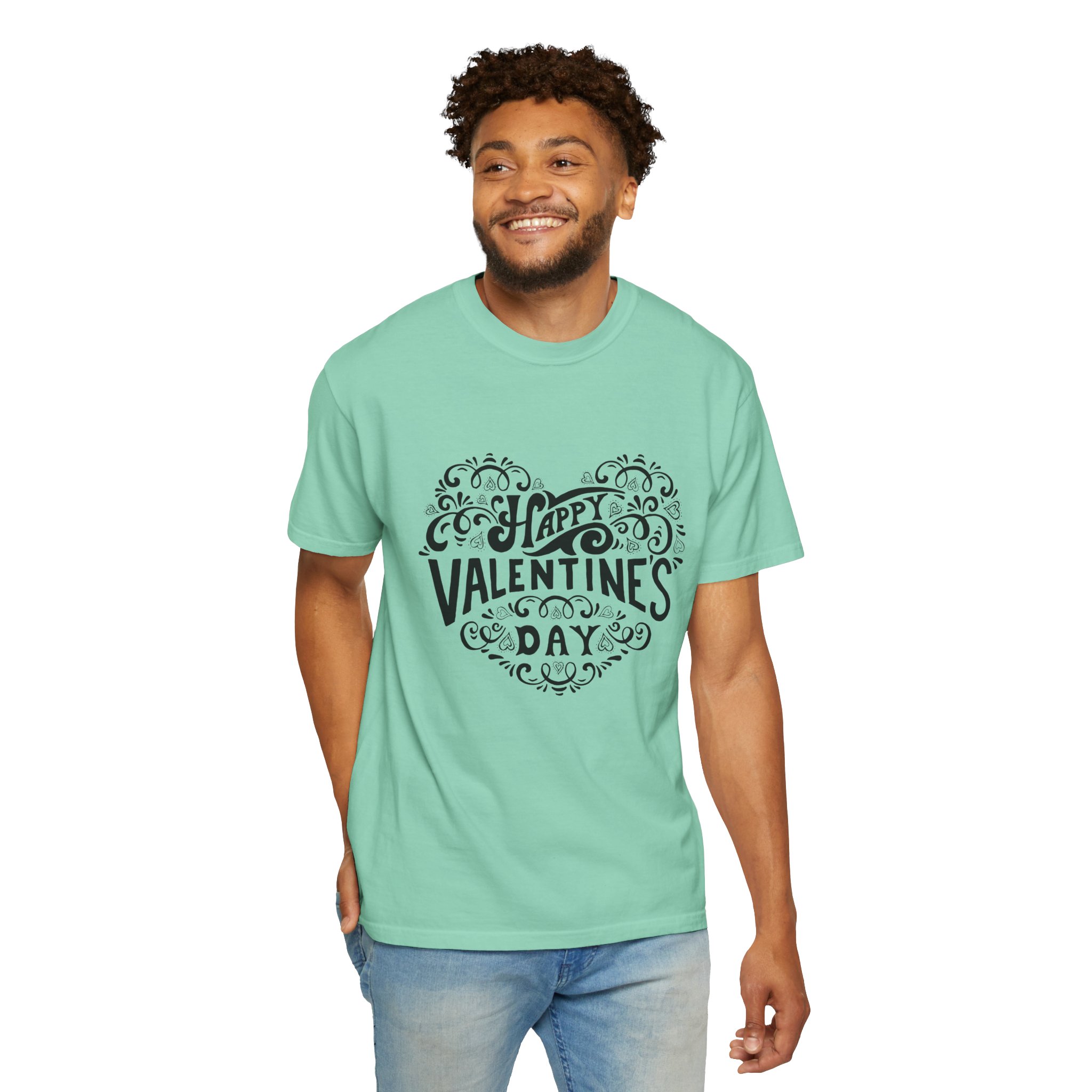 Valentine's Day Tee, Happy Valentine's Day Shirt, Unisex Love T-Shirt, Gift for Him/Her, Cute Couple Shirt - Image 30