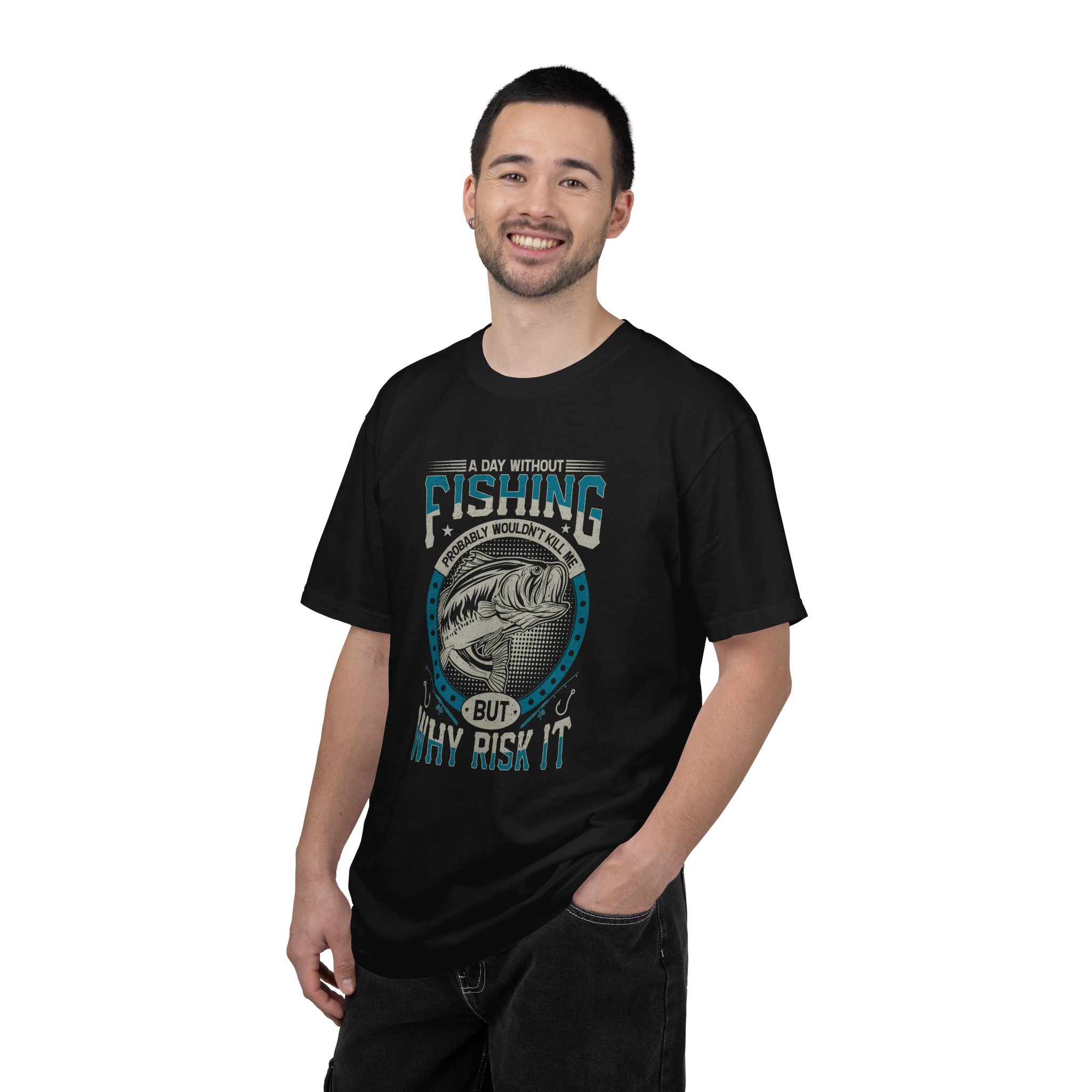 Fishing Adventure T-Shirt, Funny Fishing Tee, Outdoor Gift, Father's Day Shirt, Unisex Casual Top. - Image 2