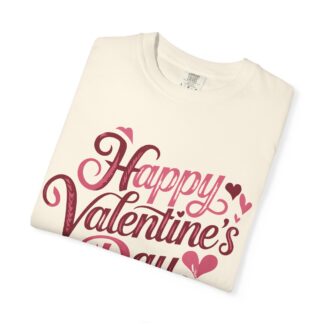 Happy Valentine’s Day Heart Script T-Shirt – Romantic Love Graphic Tee for Couples, Gift Giving & Festive Celebration. - Image 23