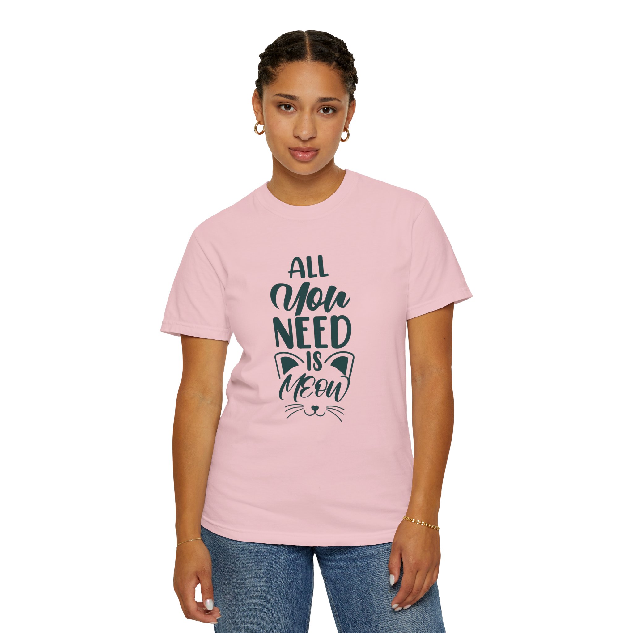 All You Need Is Meow T-Shirt – Cute Cat Lover Graphic Tee for Men & Women, Casual Everyday Wear & Perfect Gift Giving - Image 4