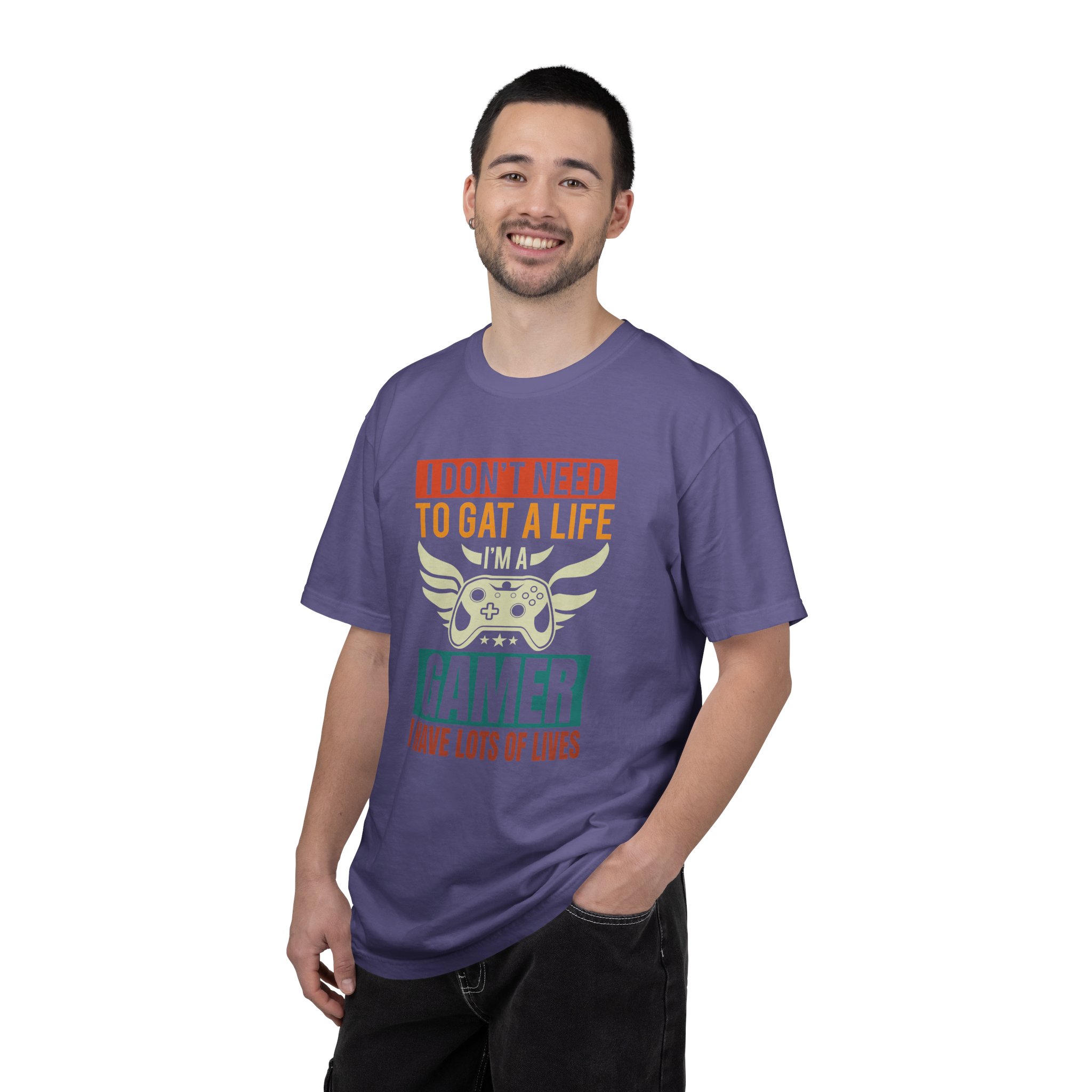 b2 - 3.19 - I Don’t Need to Get a Life, I Have Lots of Lives T-Shirt – Funny Retro Gamer Controller Graphic Tee for Humor & Classic Gaming Vibes. - Image 42