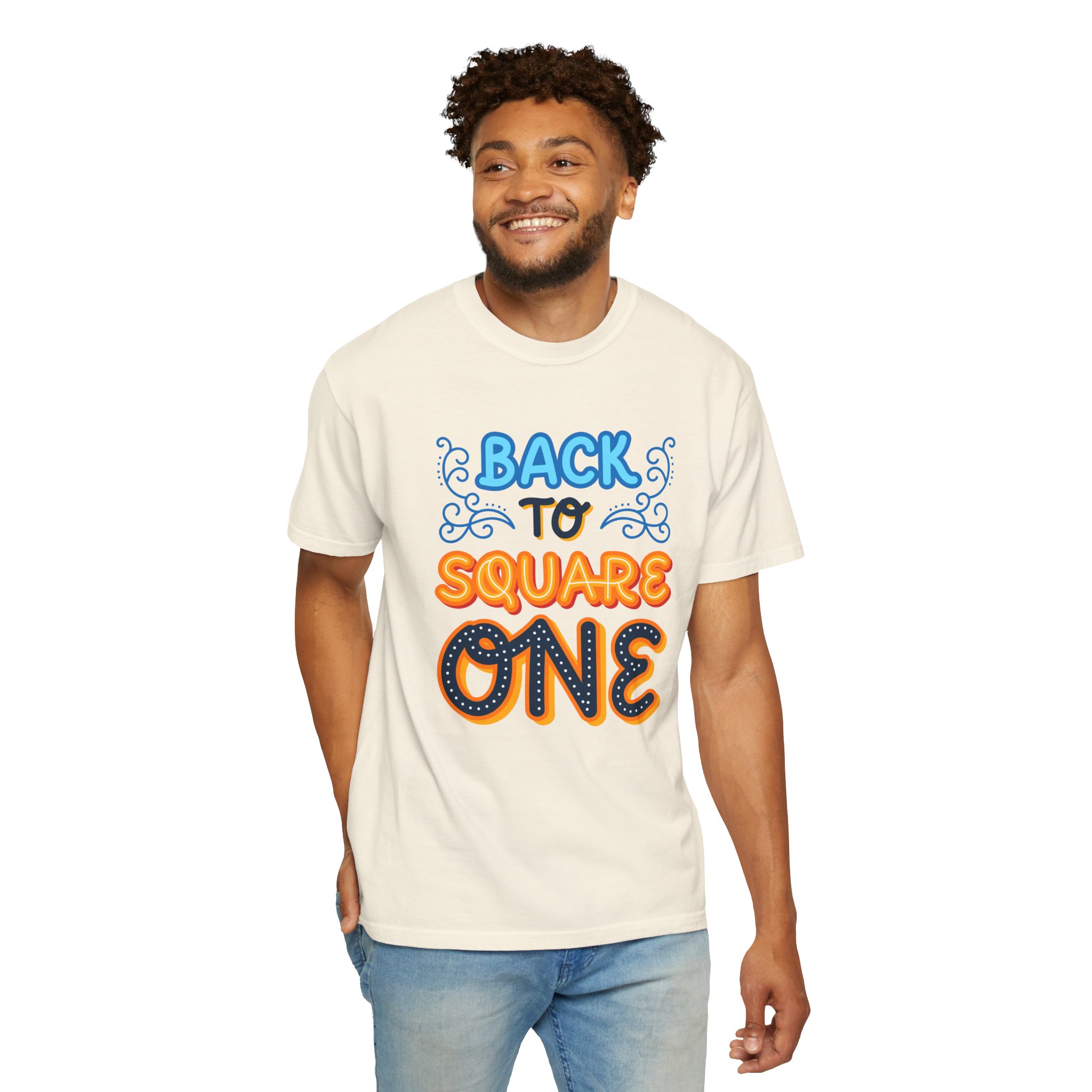 b2 - 2.8d - Back to Square One T-Shirt – Retro Fun Graphic Tee for Fresh Starts & Playful Everyday Vibes. - Image 14