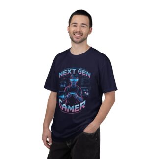 Retro gaming t-shirt Next Gen Gamer Tee – Retro Neon Video Game Graphic - Image 10