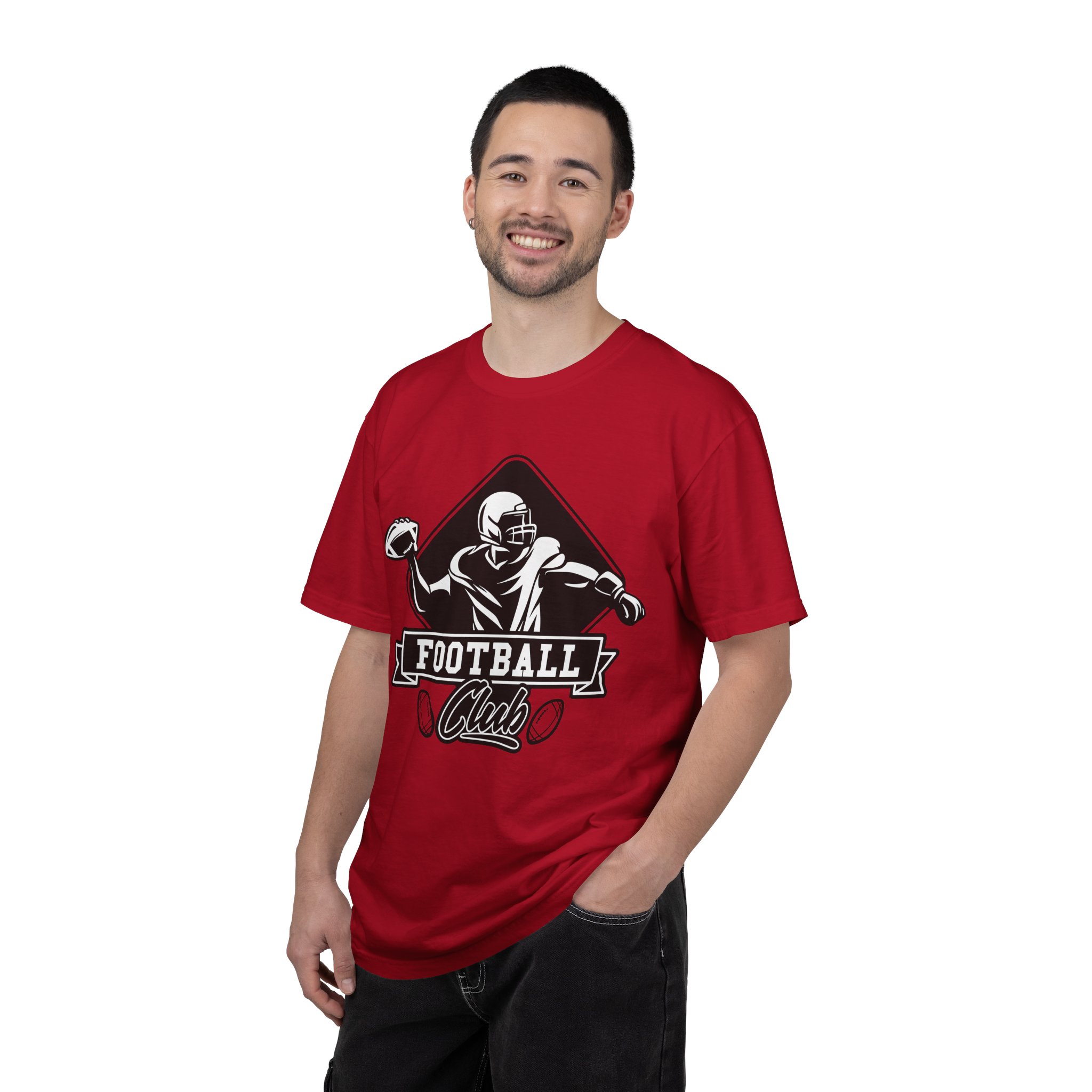 C - 16.15b - Football Club Unisex Garment-Dyed T-shirt | Casual Sportswear, Gift for Football Fans, Team Apparel, Perfect for Game Days. - Image 2