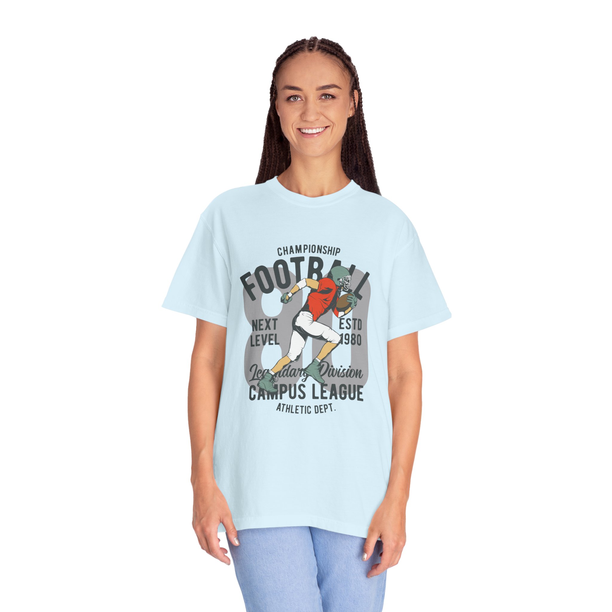 C - 16.20 - Football Campus League Unisex T-Shirt, Sporty Tee, Athletic Gift, Game Day Shirt, Casual Wear, Unisex Fashion. - Image 35