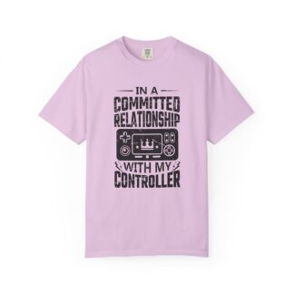 Funny gamer Tshirt for Console Players - Committed to My Controller Unisex Tee - Image 41