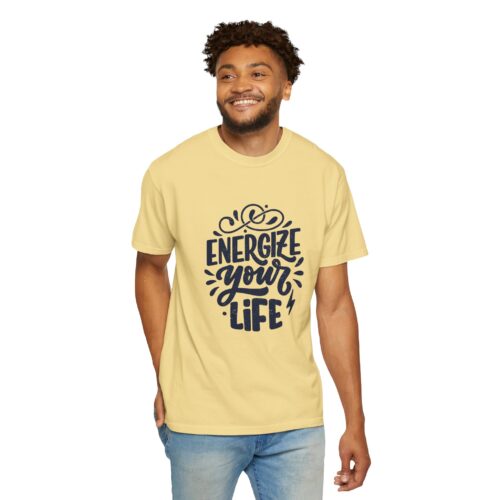 Motivational quote t-shirt for Gift- Energizing Your Life Unisex Tee - Image 22