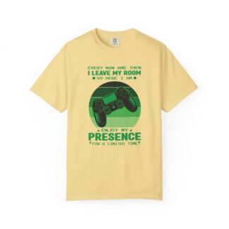 I Leave My Room So Here I Am T-Shirt – Retro Green Gamer Controller Tee for Video Game Lovers & Gamers. - Image 17