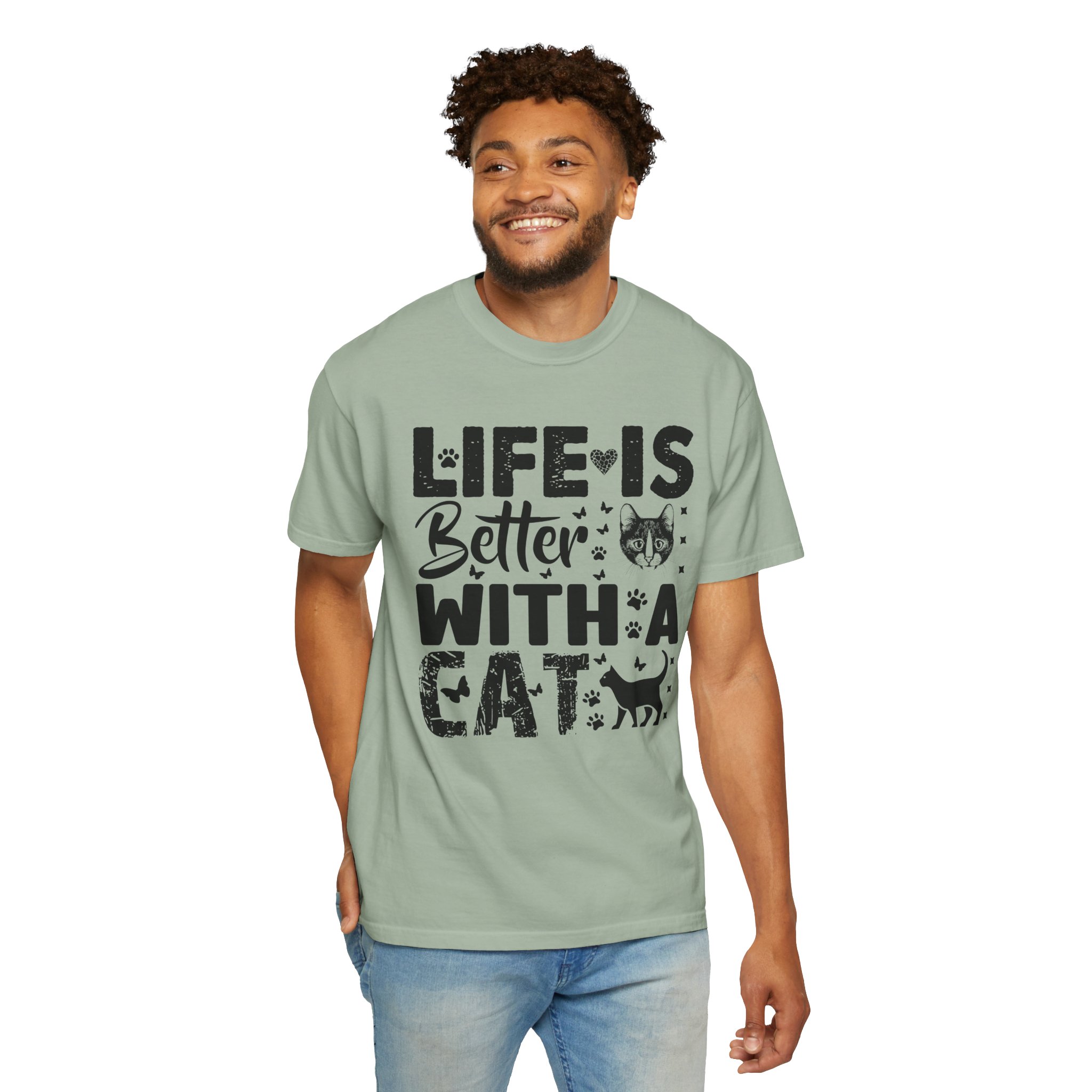 C - 5.18 - Life Is Better With A Cat lover T-Shirt. - Image 30