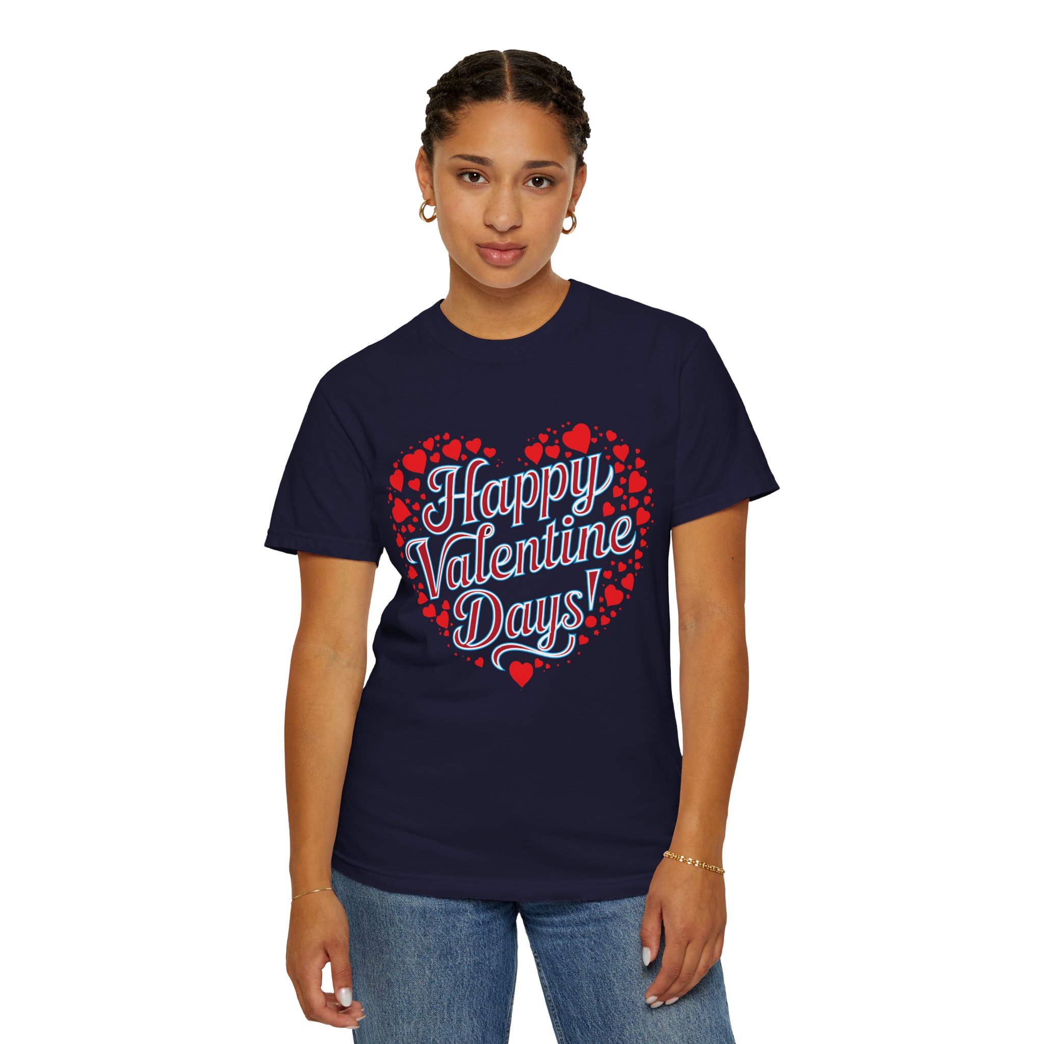 Valentine's Day T-Shirt, Cute Love Shirt, Heart Graphic Tee, Unisex Valentine's Gift, Romantic Apparel, Casual Wear. - Image 4