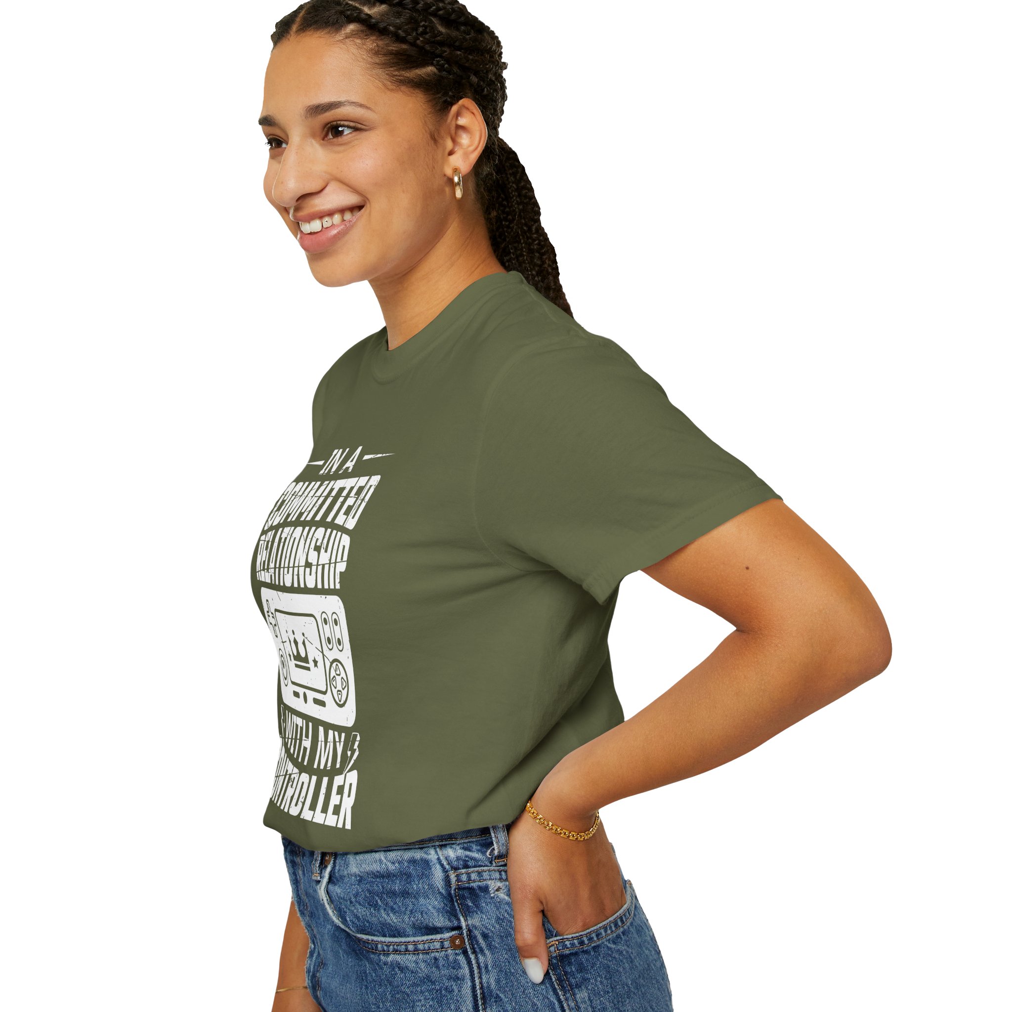Committed to My Controller T-Shirt – Funny Gamer Graphic Tee for Video Game Lovers & Gaming Enthusiasts. - Image 13