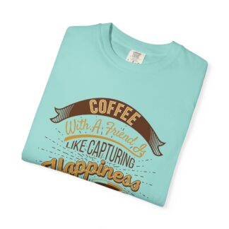 Vintage coffee lover tshirt for Coffee Moments - Capturing Happiness In a Cup Unisex Tee - Image 31