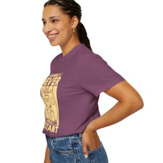 Gamer Controller t shirt for Gamers - Never Restart Gamer Controller Unisex Tee - Image 45