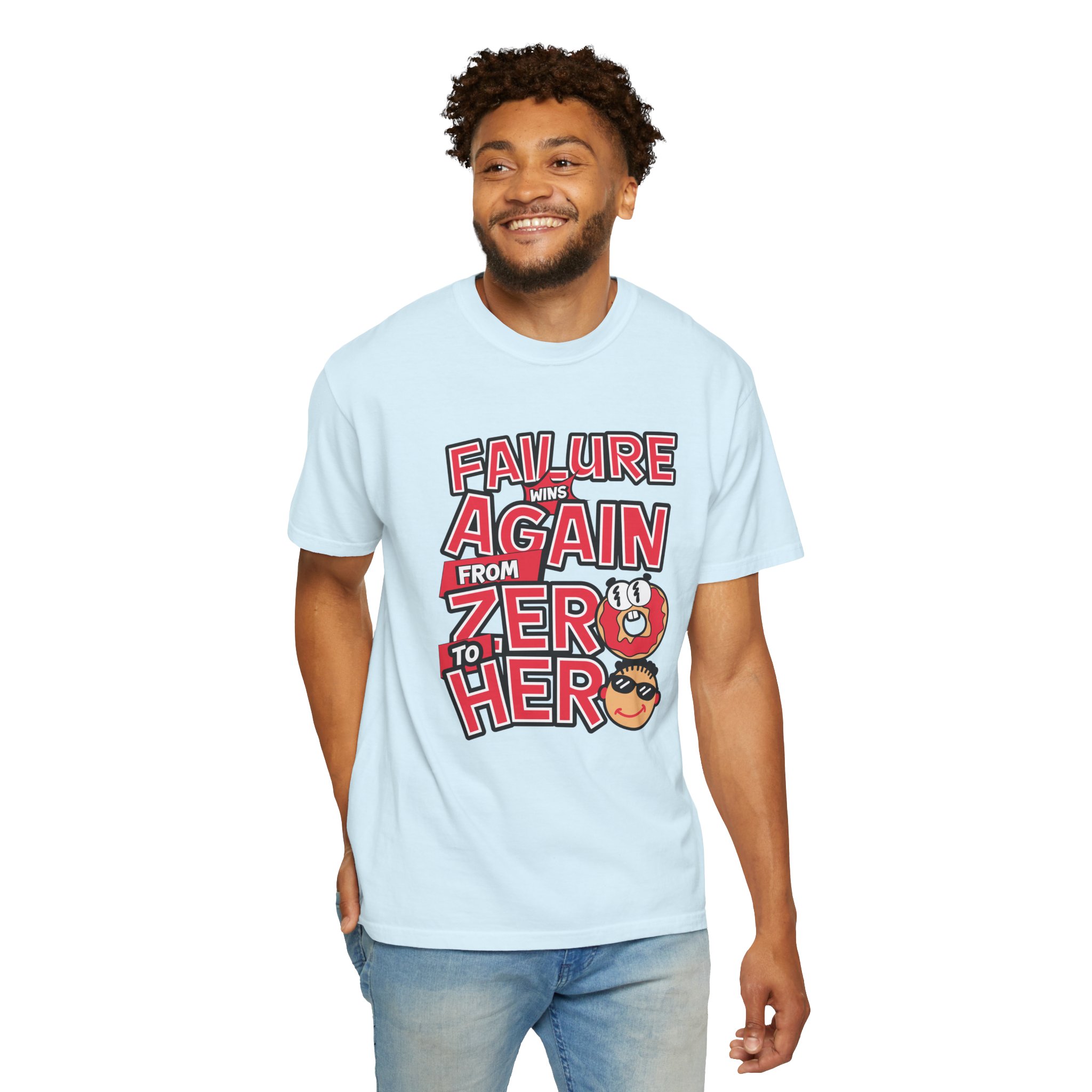 b2 - 2.3 - From Failure Again to Hero T-Shirt – Motivational Graphic Tee for Growth, Resilience & Success Mindset. - Image 46