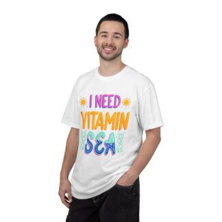 Funny summer quote t-shirt - Beachy Vibes - I Need Vitamin Sea - Image 10