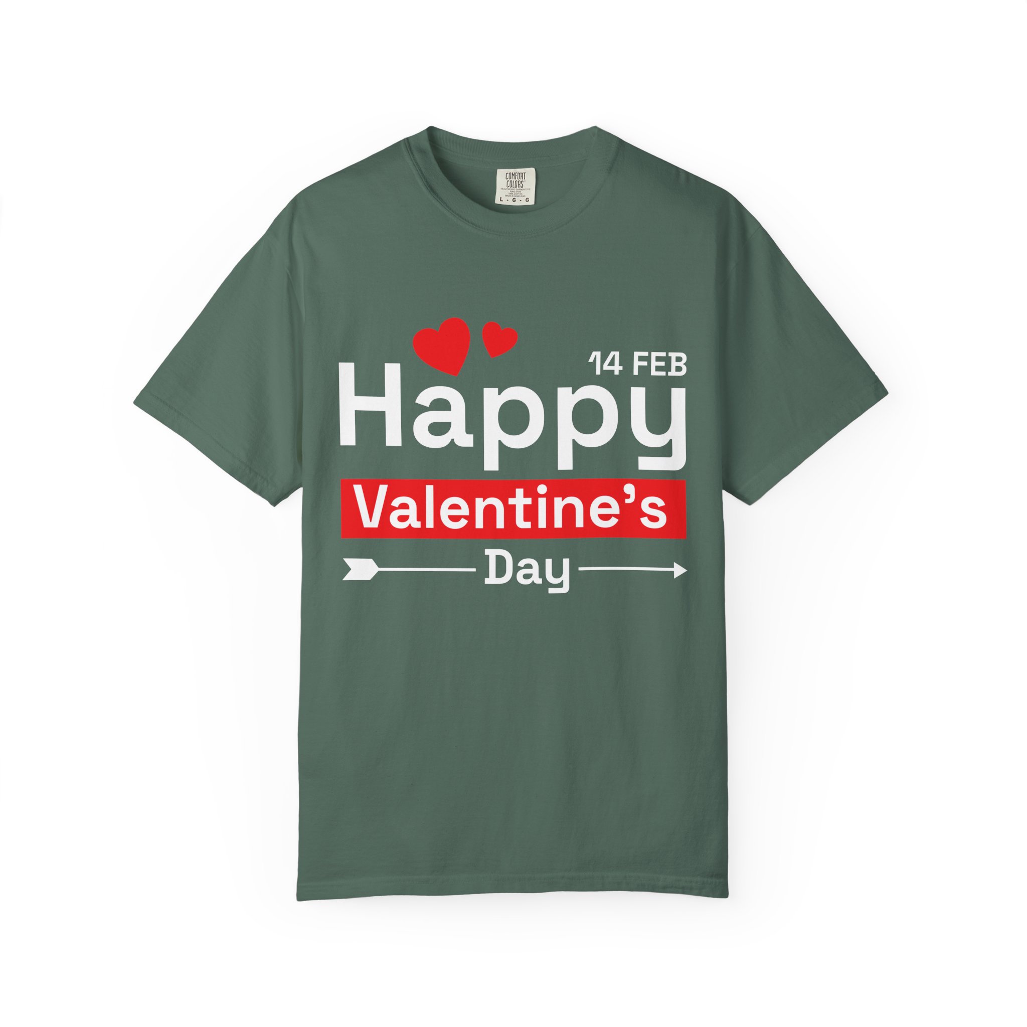 b2 - 8.6d - Happy Valentine’s Day T-Shirt – Classic Graphic Tee for Love, Romance & Festive Style.